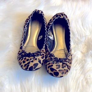 Merona leopard flats